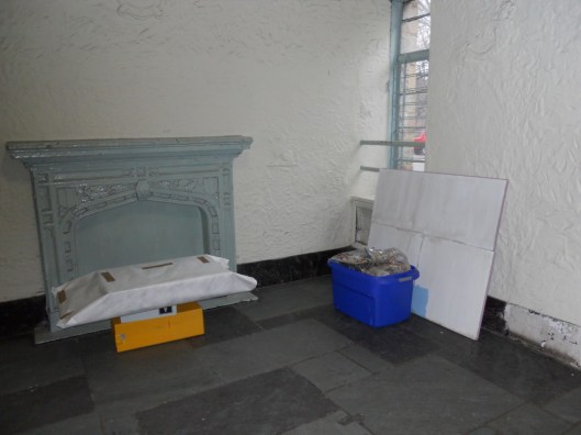 The Living Room diorama is packed and ready to hit the road.